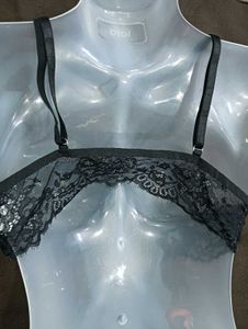 Lace Bralette with 🖤Strappy Detail