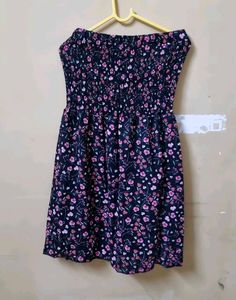 Floral Tube Mini Dress