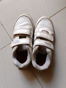 Kids' Casual White Sneakers