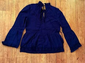 Elegant Blue Ethnic Skirt