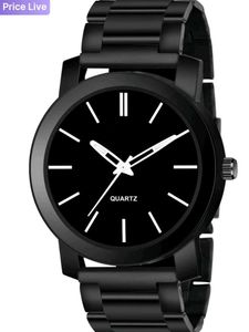 Black Stylish Watch For Men