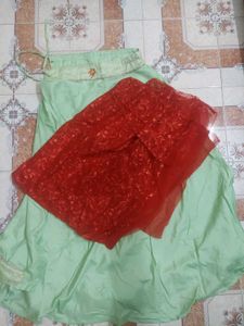 Light Green Embroidered Kurti