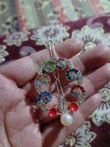 Vintage Rhinestone Hair Pin