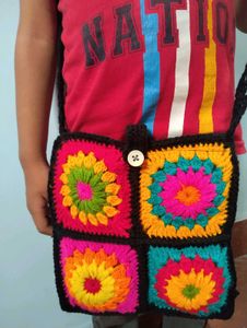 Crochet Sling Bag