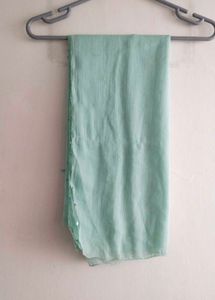 Seafoam Green Dupatta with Sequins