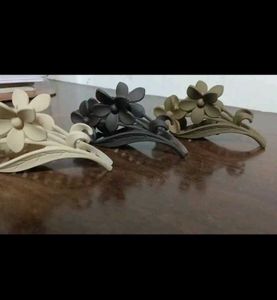 Floral Hair Claw Clips