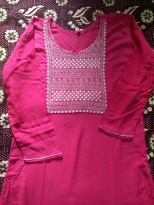 Beautiful Gotta Patti Design Dress