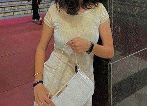 Handmade Cream Mini Dress