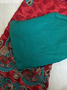 Red Salwar Material