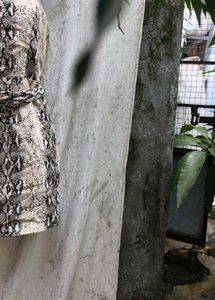 48108. Snakeskin Print Dress