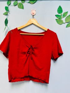 Red Crop Top 🍒