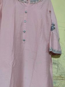 Pink Kurta Set