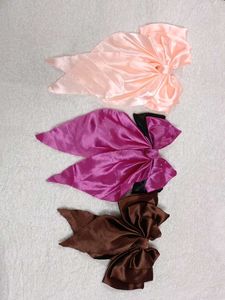 Stylish Hair Bows - Set of 3