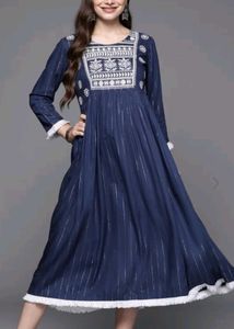 Indo Era A-Line Midi Dress