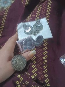 Unique Earrings &amp; Ring For Women