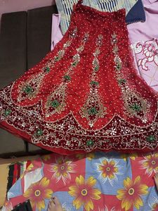 🥰🥳heavy bridal lehenga With Blouse 🥰🥰💕💕💕