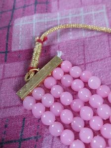 Heavy Stone Pink Choker