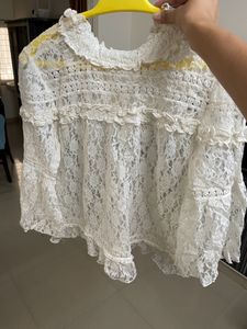 Very Pretty Off White Top