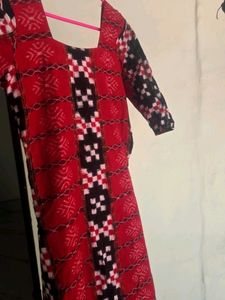 Red Ethnic Kurta