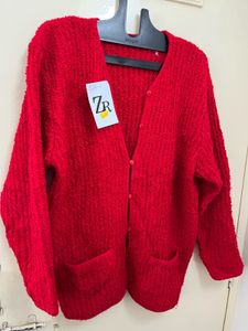 Red Woolen Sweater