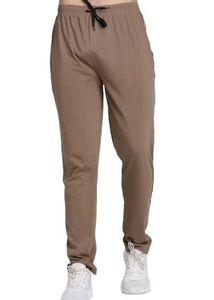 Hot Line Solid Brown Men Track Pants