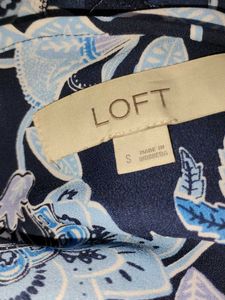 Loft Floral Print Top
