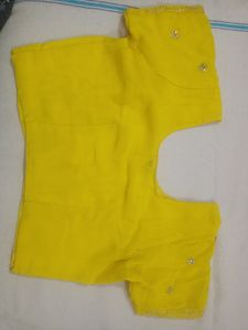 Yellow Party Wear Saree