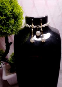 Soft Korean Aesthetic Pearl Choker Set