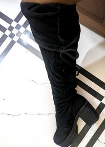 Black Over-the-Knee Boots