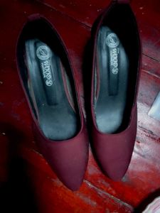 Burgundy Heels