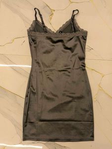 H&amp;M Silver Bodycon Dress