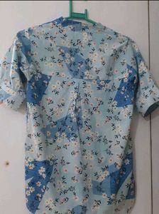 Floral Patchwork Top
