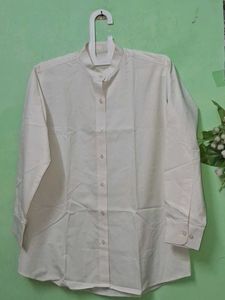 Classic White Men's Shirt