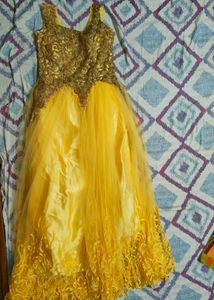 Yellow Ethnic Gown