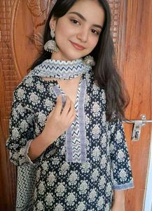 (Size~2XL)NEW black kurta set!