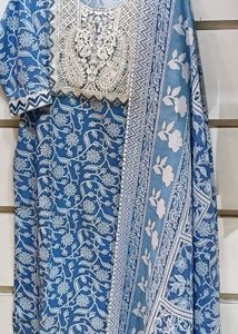 Elegant Blue Kurta Set