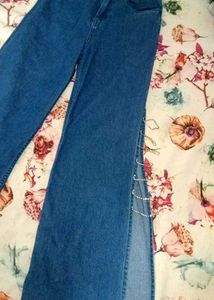 Side Slit Highrise Stretchable Jeans