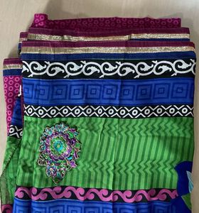 Floral Print Saree