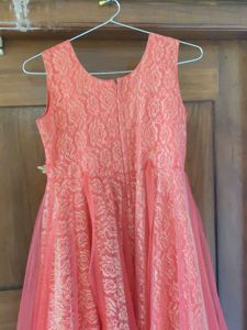 Elegant Pink Girls' Party Dress