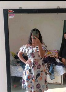 Floral Off-Shoulder Dress