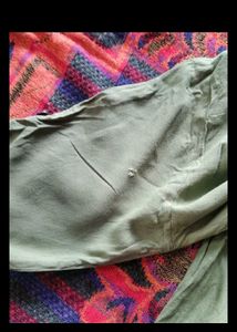 Embroidered Green Kurta L