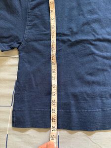 Massimo Dutti Denim Look Top