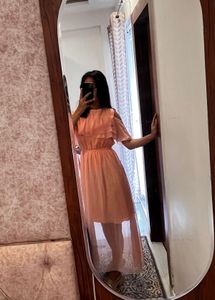 Peach Dress