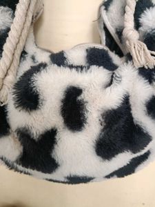 Cow Print Handbag condition good