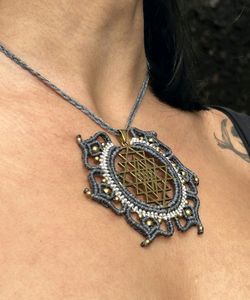 Boho Macrame Necklace