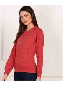 🥳Redy Orangish Queen Print Sweatshirt