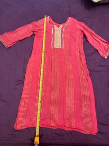 Coral Kurti Set