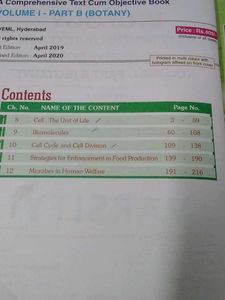 Biology Chaitanya- Volumes 3 Books