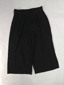 Black Wide Leg Women's Plazzo | Free Size