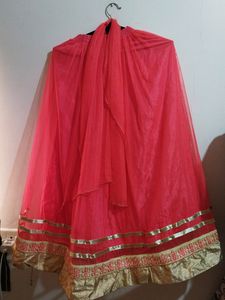 Rose Lehnga Choli For Girls
